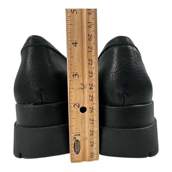 Soul Naturalizer Onyx Lug Slip On Loafer Chunky Platform Sole Chain Link - Picture 5 of 11